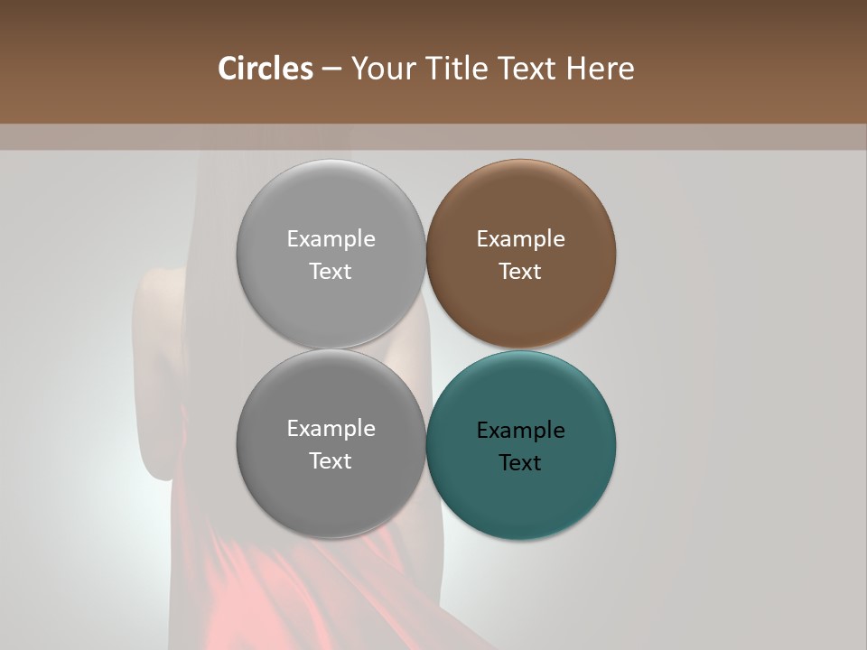 Cover Woman Background PowerPoint Template