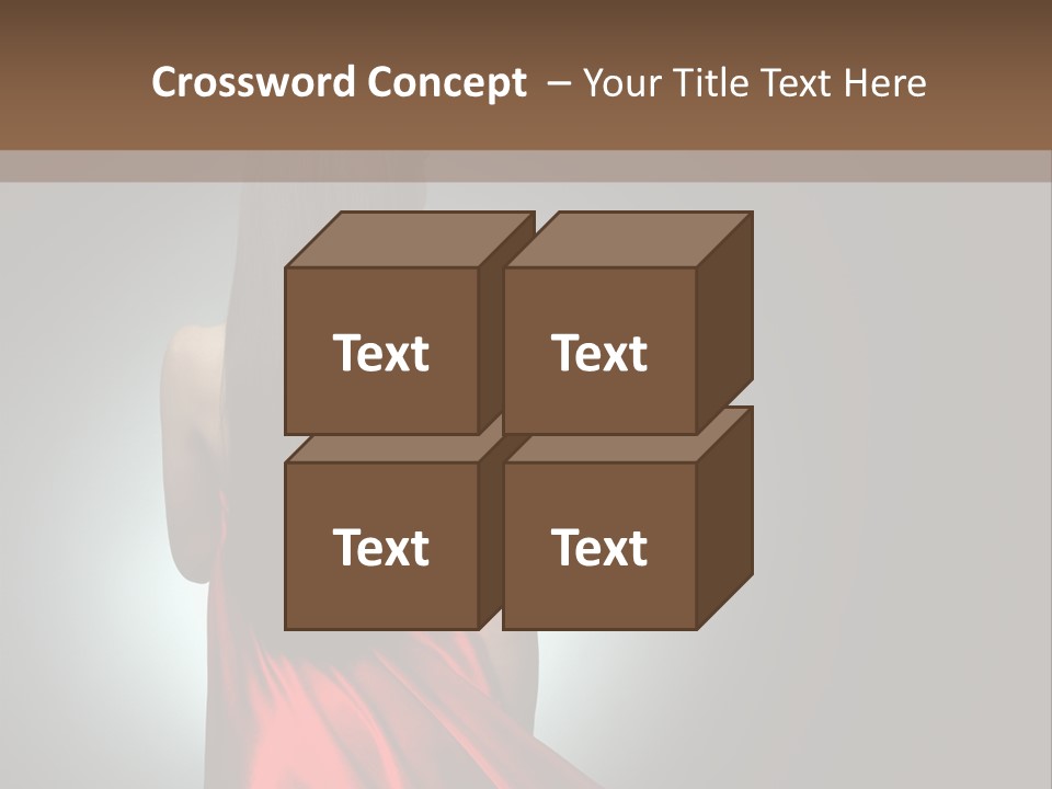 Cover Woman Background PowerPoint Template