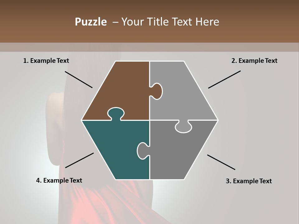 Cover Woman Background PowerPoint Template