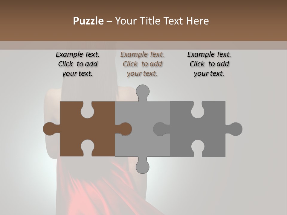 Cover Woman Background PowerPoint Template