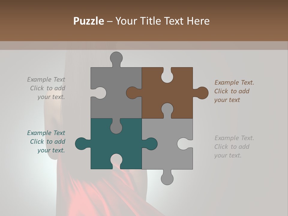 Cover Woman Background PowerPoint Template