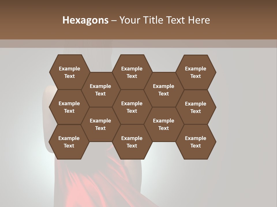 Cover Woman Background PowerPoint Template