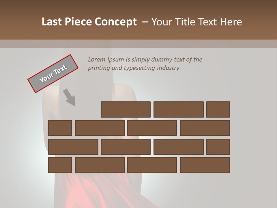 Cover Woman Background PowerPoint Template