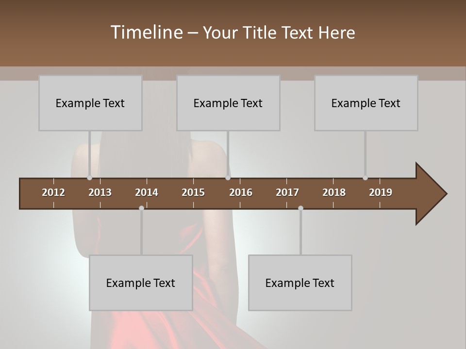 Cover Woman Background PowerPoint Template