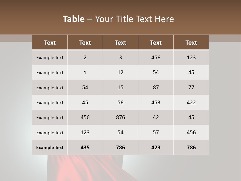 Cover Woman Background PowerPoint Template