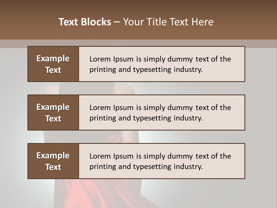 Cover Woman Background PowerPoint Template