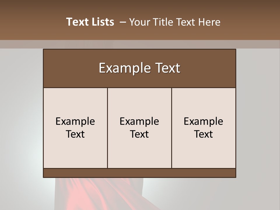 Cover Woman Background PowerPoint Template