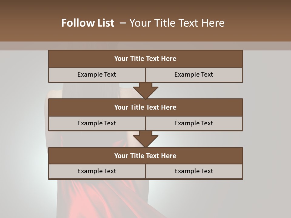 Cover Woman Background PowerPoint Template