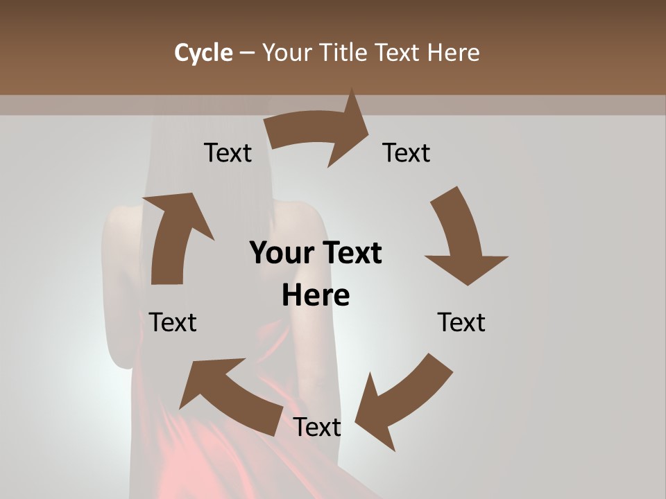Cover Woman Background PowerPoint Template