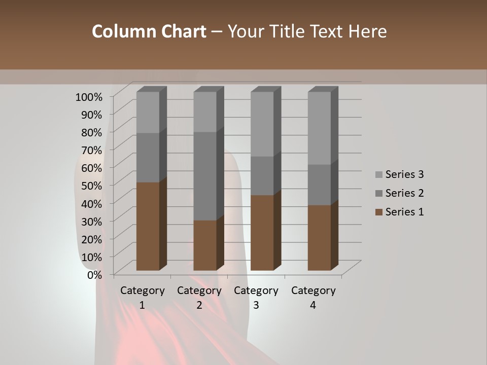 Cover Woman Background PowerPoint Template