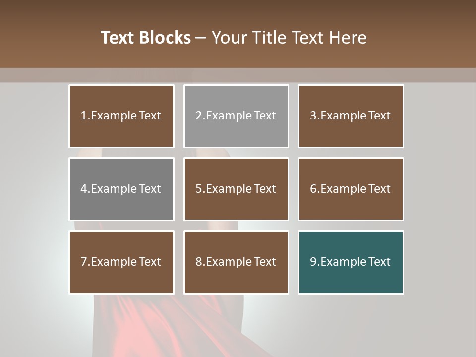 Cover Woman Background PowerPoint Template