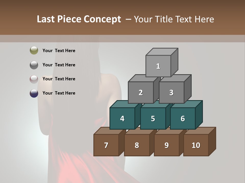 Cover Woman Background PowerPoint Template