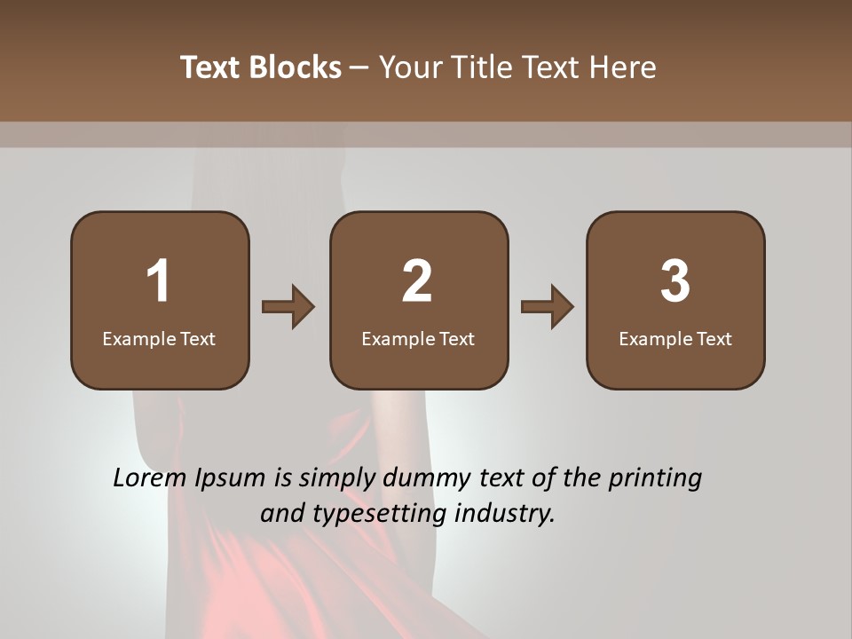 Cover Woman Background PowerPoint Template