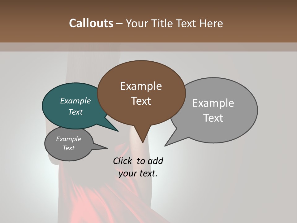 Cover Woman Background PowerPoint Template