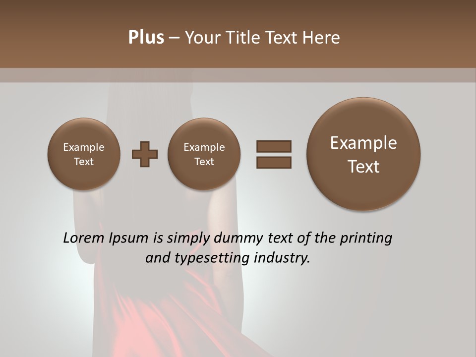 Cover Woman Background PowerPoint Template