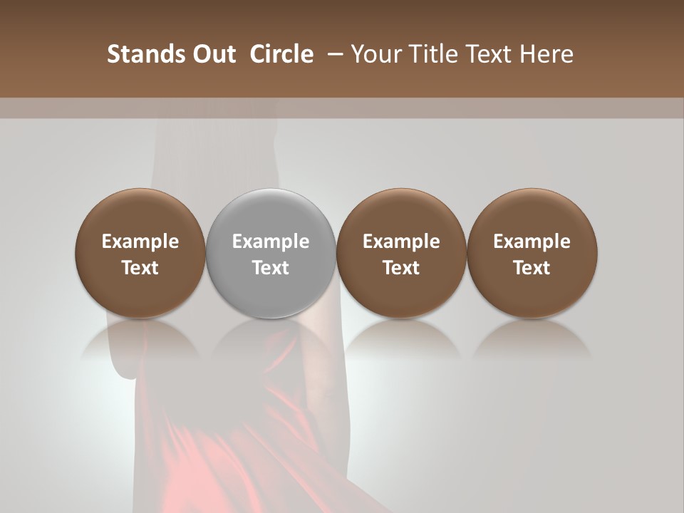 Cover Woman Background PowerPoint Template