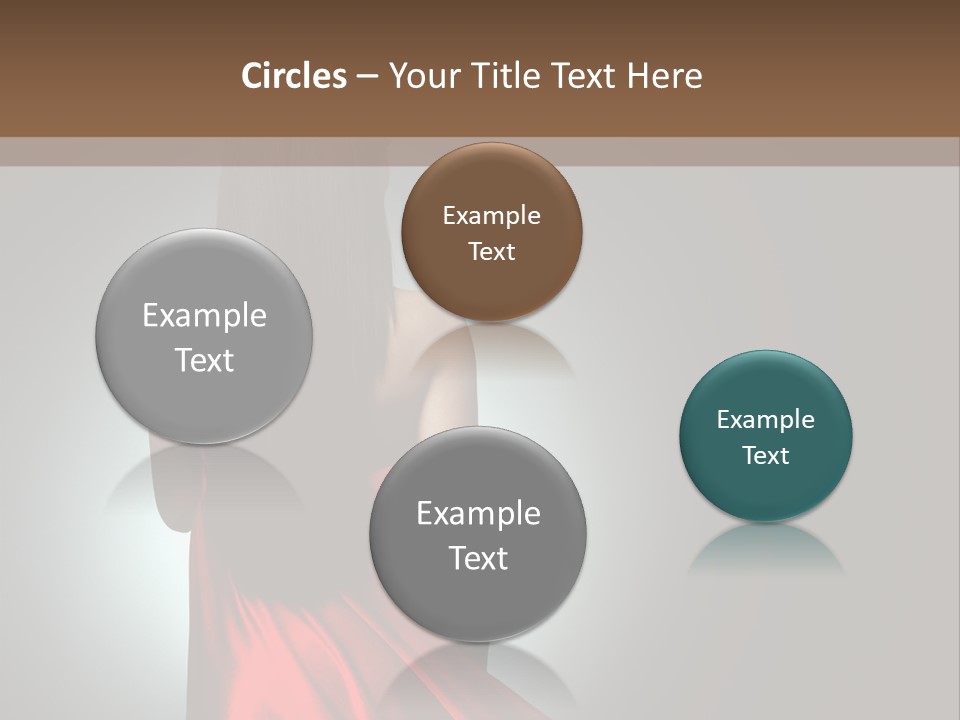 Cover Woman Background PowerPoint Template