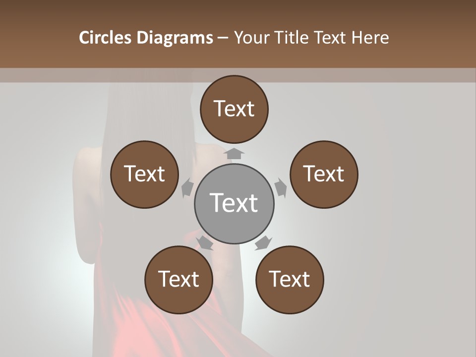 Cover Woman Background PowerPoint Template