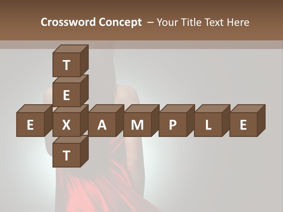 Cover Woman Background PowerPoint Template