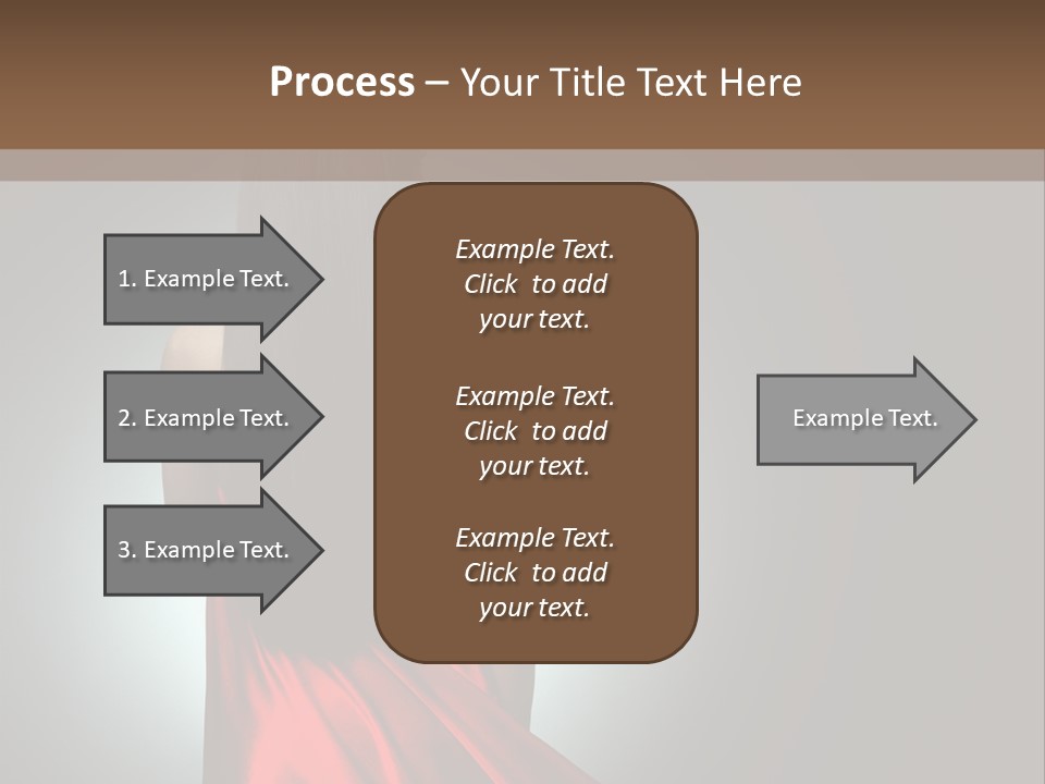 Cover Woman Background PowerPoint Template