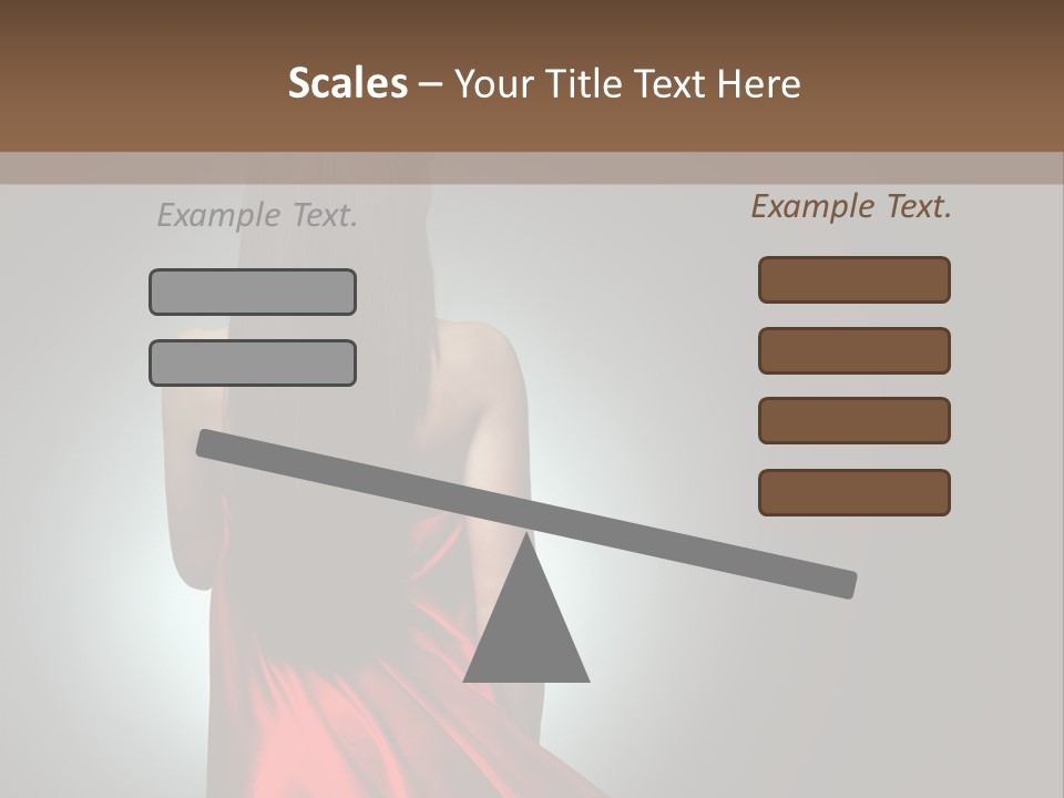 Cover Woman Background PowerPoint Template