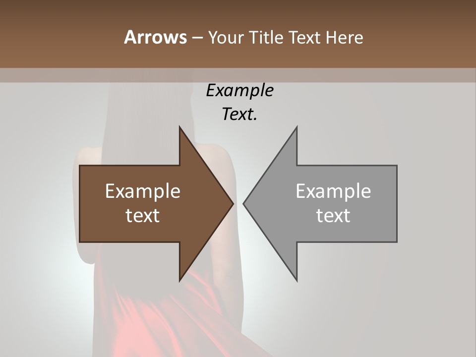 Cover Woman Background PowerPoint Template