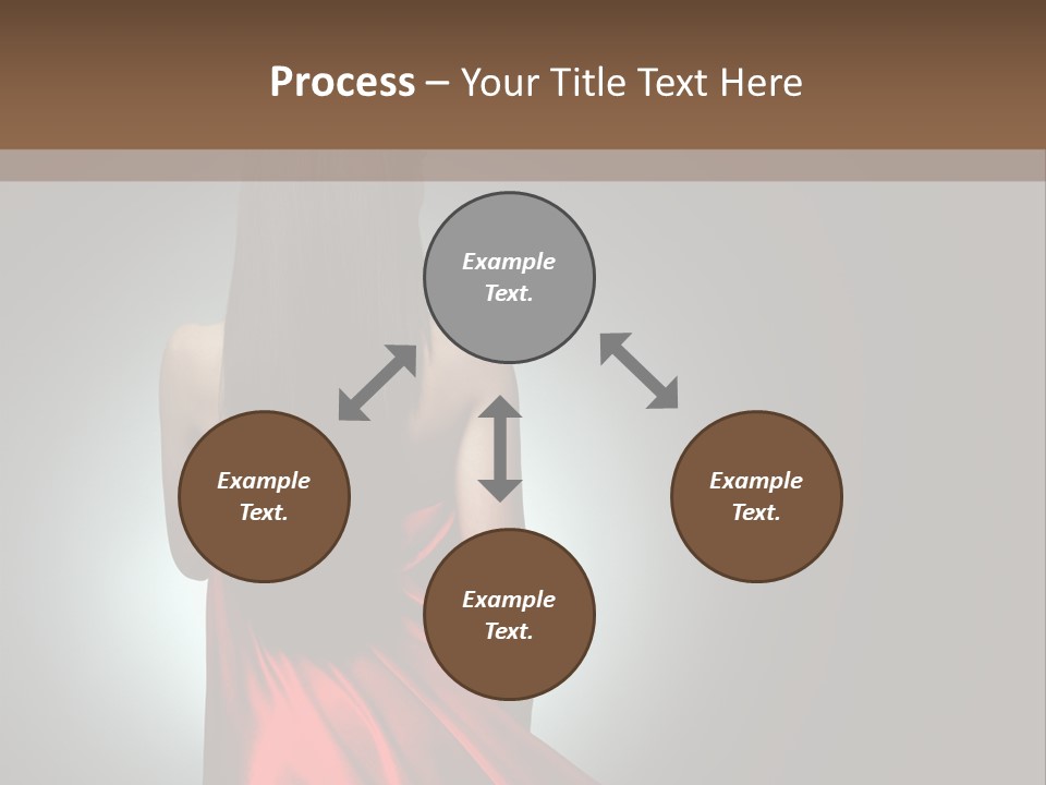 Cover Woman Background PowerPoint Template