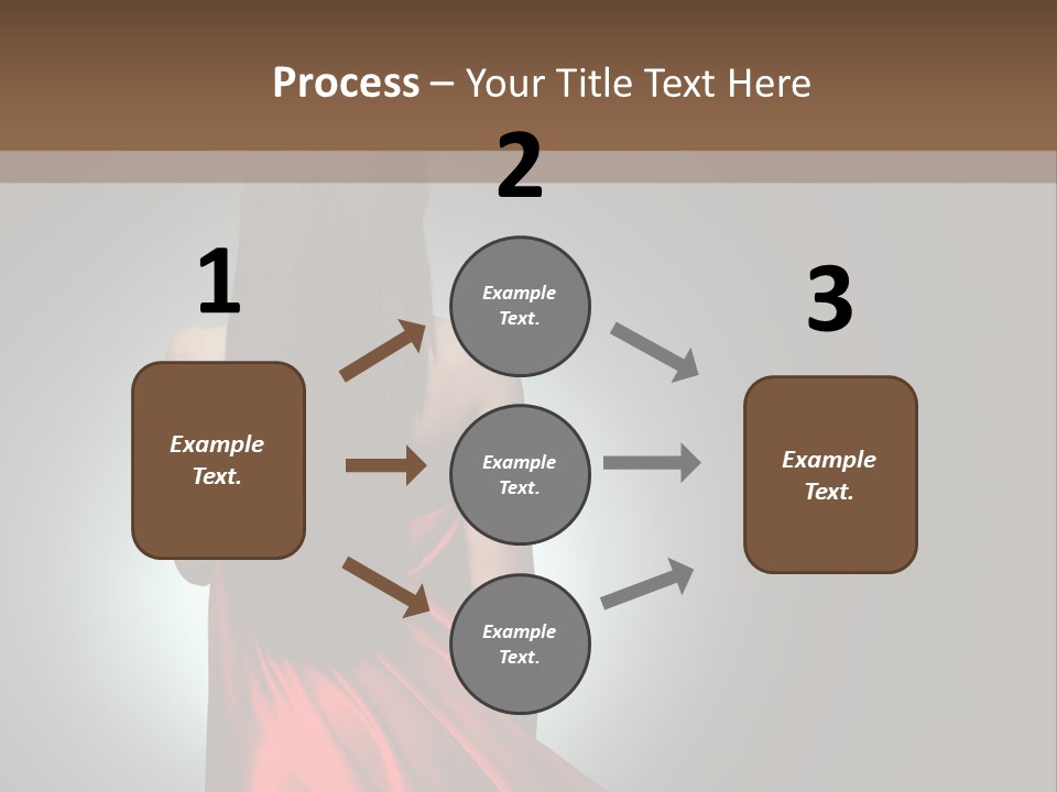 Cover Woman Background PowerPoint Template