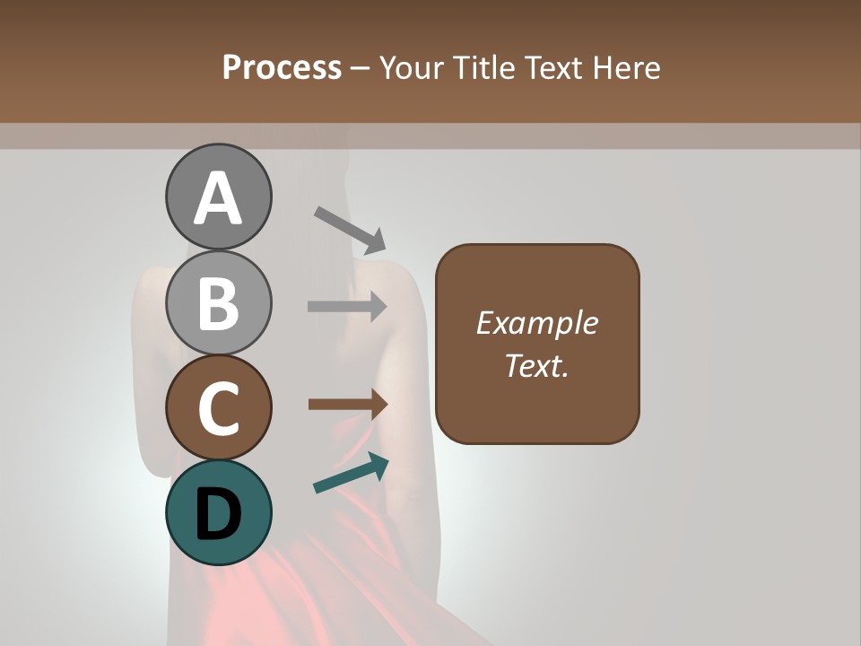 Cover Woman Background PowerPoint Template