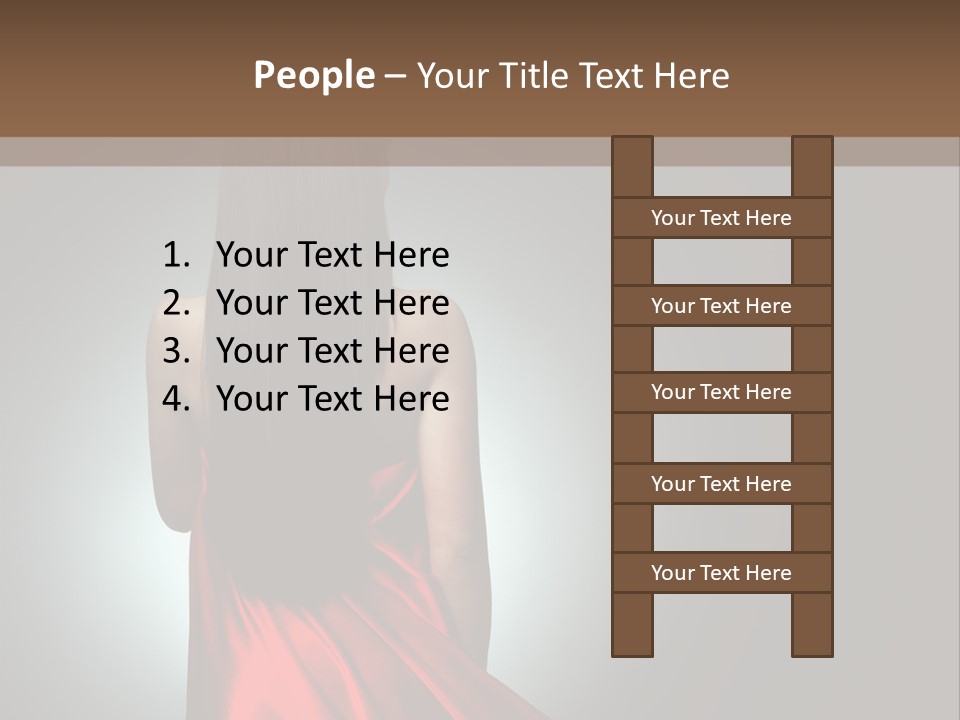 Cover Woman Background PowerPoint Template