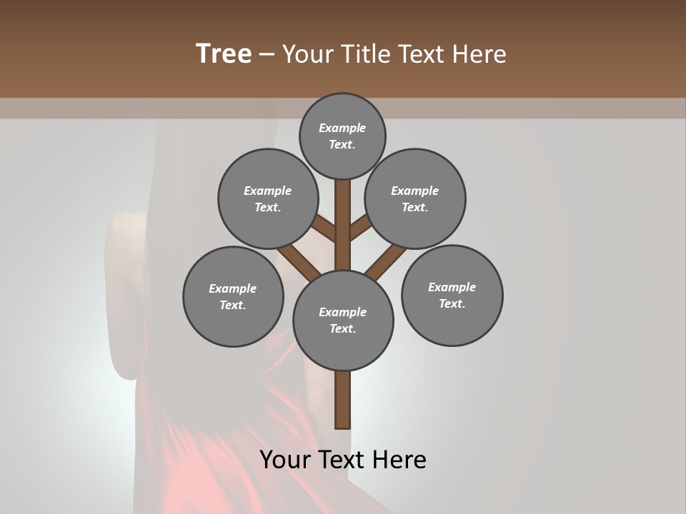 Cover Woman Background PowerPoint Template