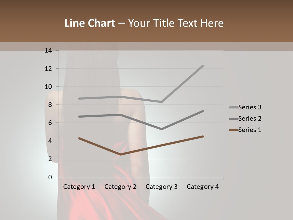 Cover Woman Background PowerPoint Template