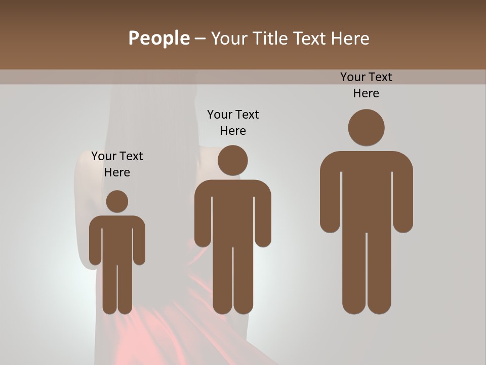 Cover Woman Background PowerPoint Template