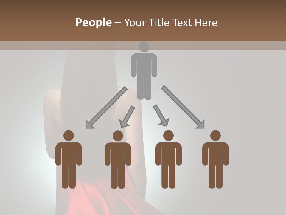 Cover Woman Background PowerPoint Template