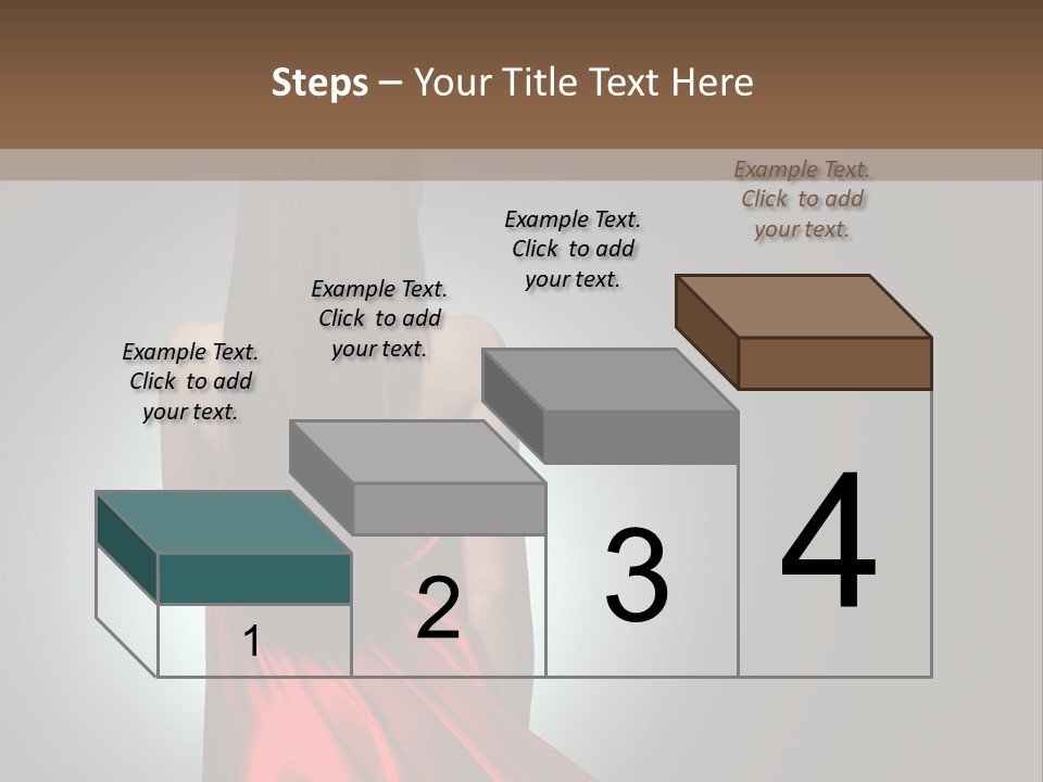 Cover Woman Background PowerPoint Template