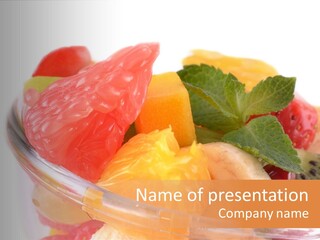 Organic Recipe Grape PowerPoint Template