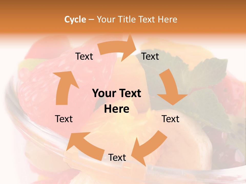 Organic Recipe Grape PowerPoint Template