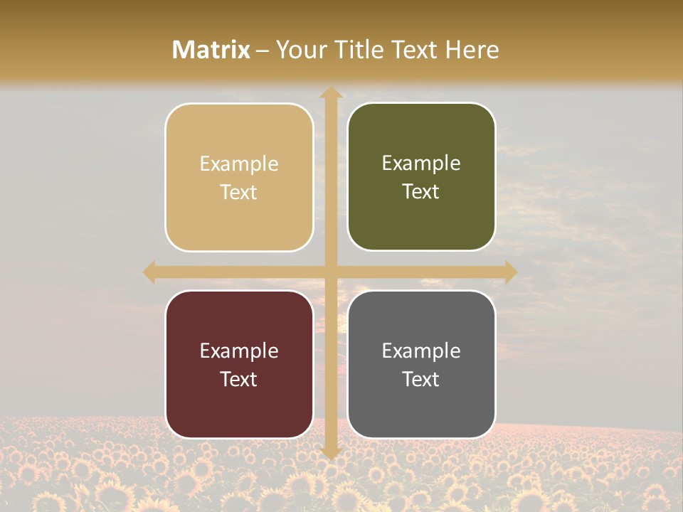 Light Dramatic Leaf PowerPoint Template