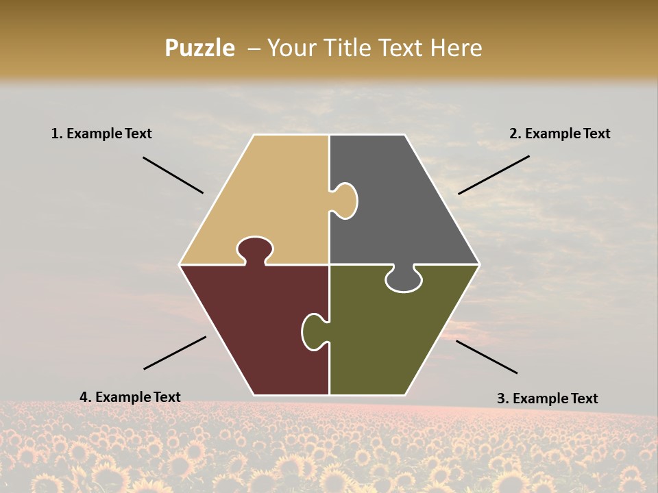 Light Dramatic Leaf PowerPoint Template