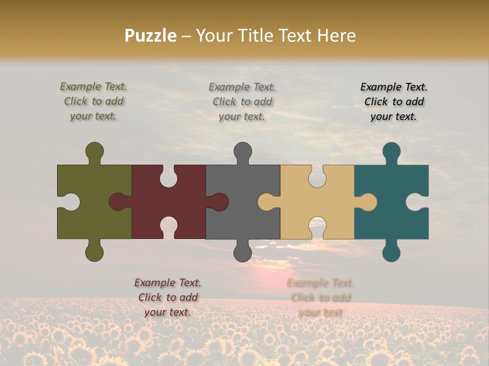 Light Dramatic Leaf PowerPoint Template