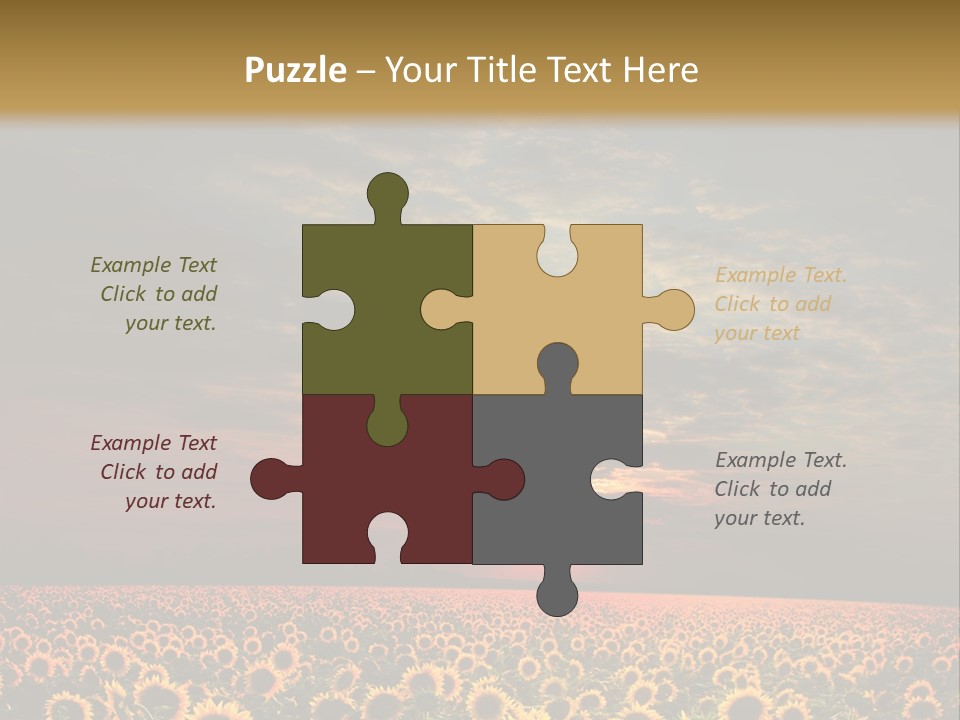 Light Dramatic Leaf PowerPoint Template