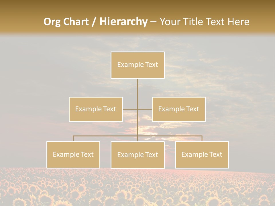Light Dramatic Leaf PowerPoint Template