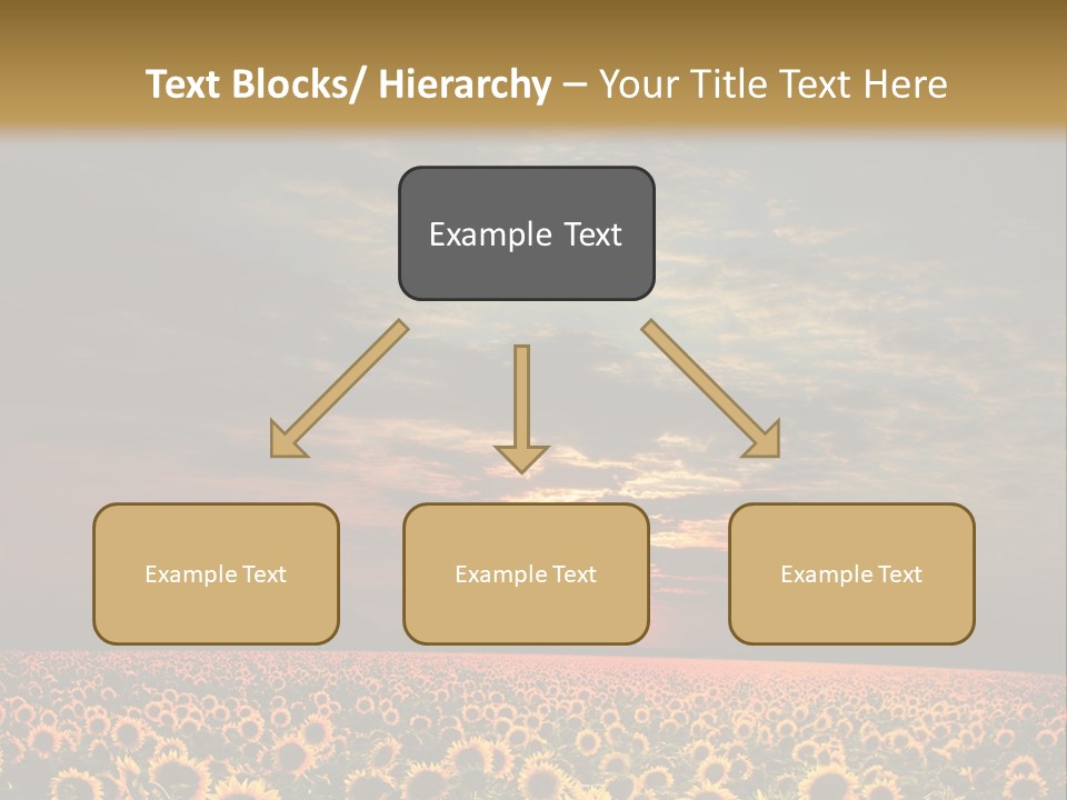 Light Dramatic Leaf PowerPoint Template