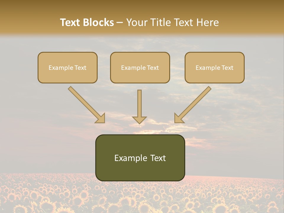 Light Dramatic Leaf PowerPoint Template