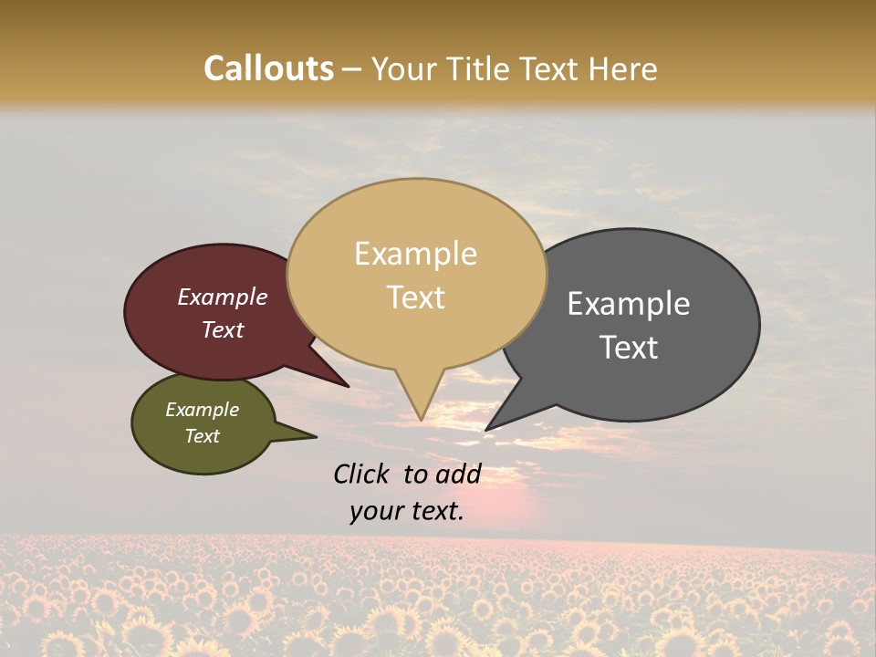 Light Dramatic Leaf PowerPoint Template