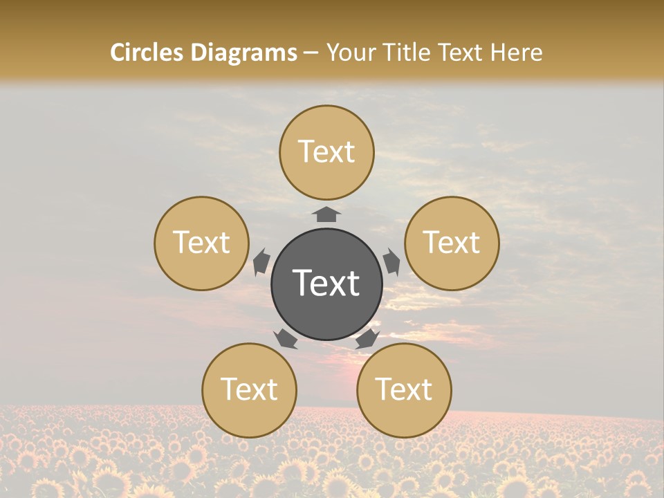 Light Dramatic Leaf PowerPoint Template