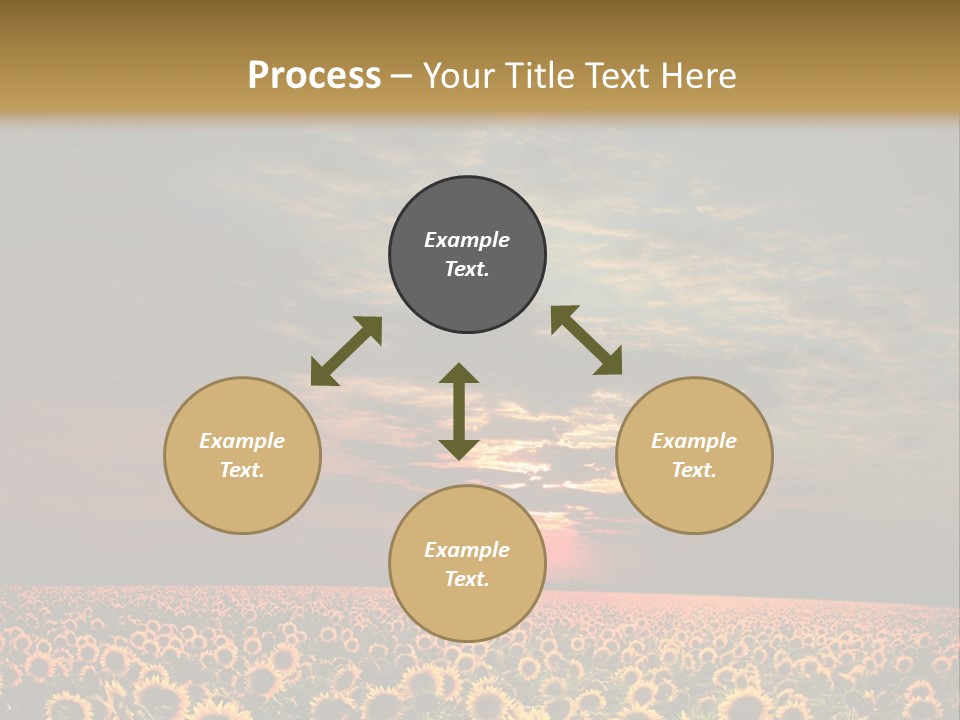 Light Dramatic Leaf PowerPoint Template