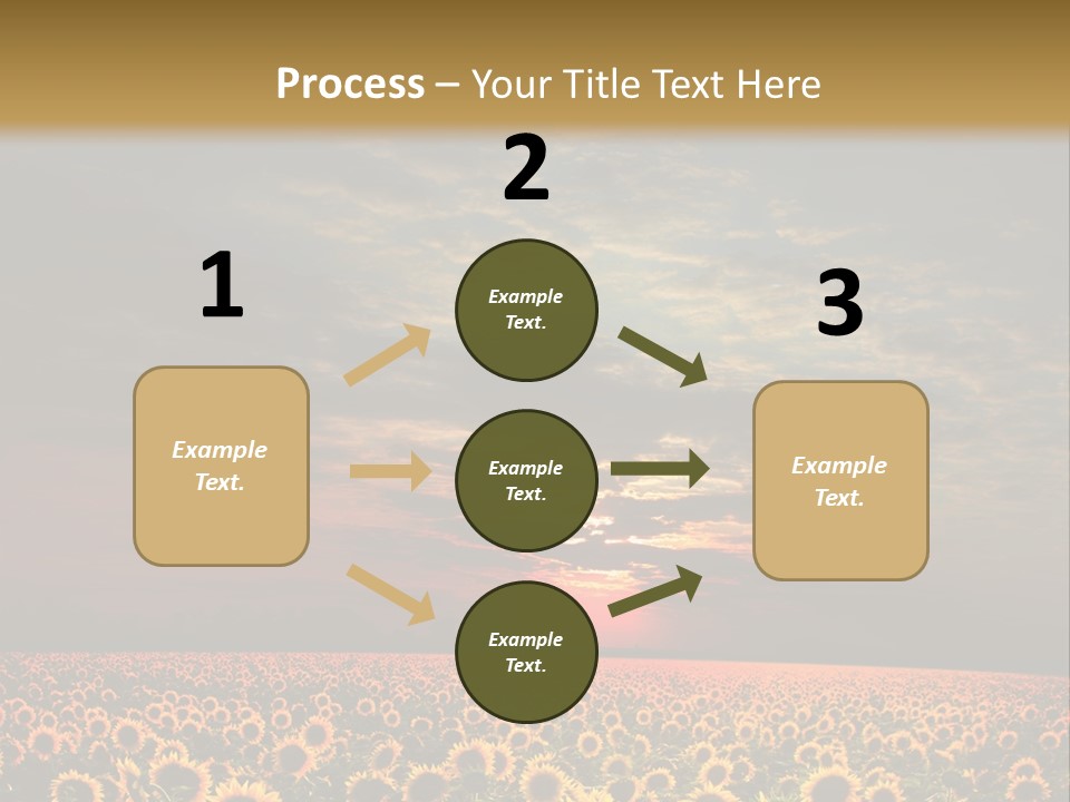 Light Dramatic Leaf PowerPoint Template