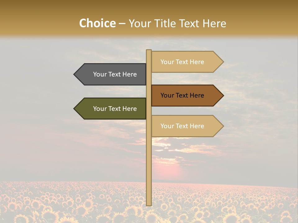 Light Dramatic Leaf PowerPoint Template