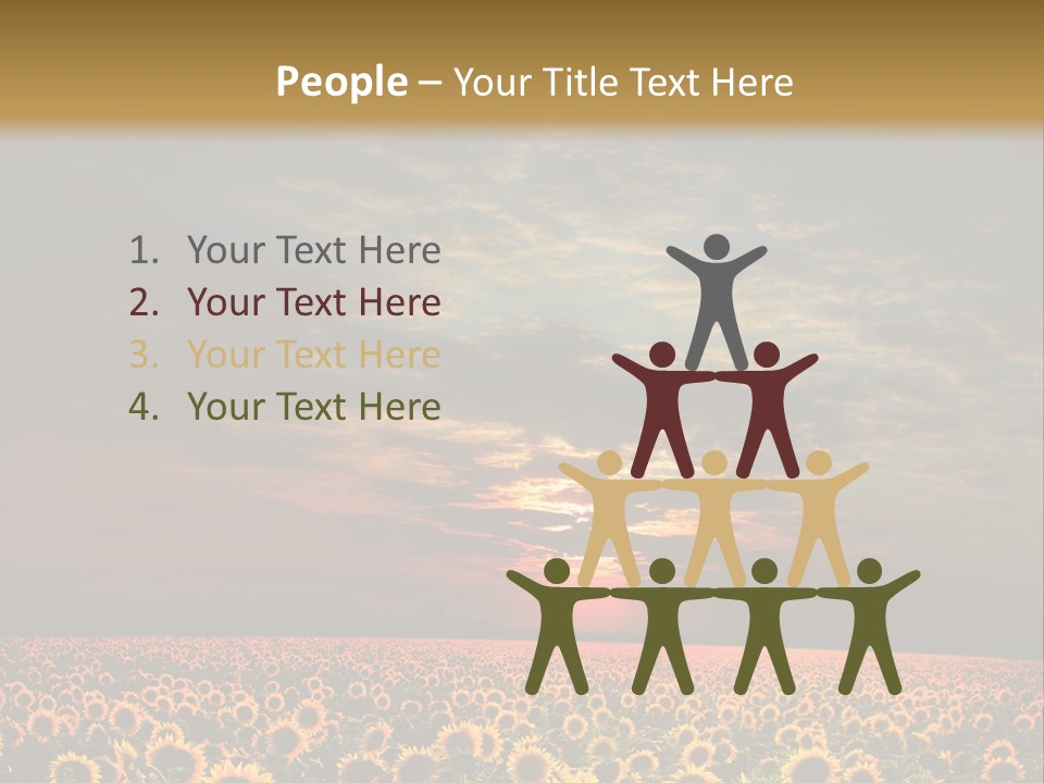 Light Dramatic Leaf PowerPoint Template